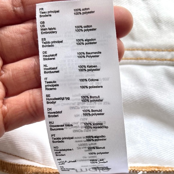 Maje White Paradise Rainbow Embroidery Denim Jacket US 6 Contemporary Festival - Picture 14 of 15